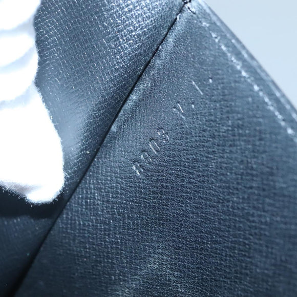 LOUIS VUITTON Epi Montaigne 27 Clutch Bag Blue M52655 LV Auth 121415