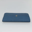 LOUIS VUITTON Epi Montaigne 27 Clutch Bag Blue M52655 LV Auth 121415-5