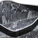 Salvatore Ferragamo Gancini Shoulder Bag Leather Beige Gold Auth 121419-11