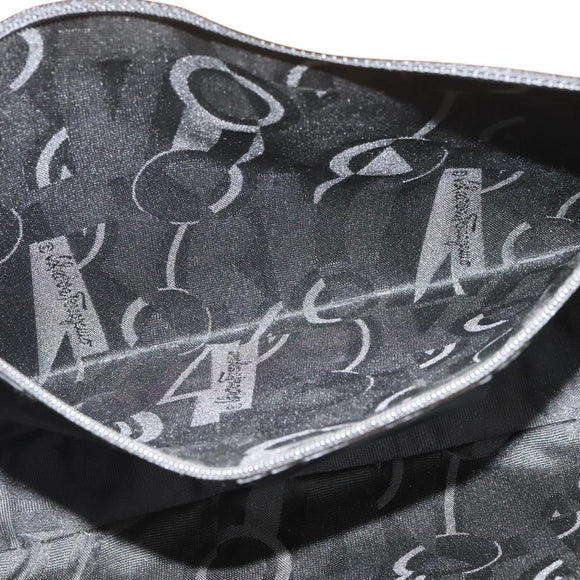 Salvatore Ferragamo Gancini Shoulder Bag Leather Beige Gold Auth 121419