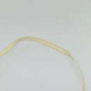 Salvatore Ferragamo Gancini Hand Bag Patent 2way White Silver Auth 121420-14