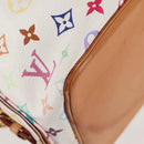 LOUIS VUITTON Monogram Multicolor Petit Noe Bag White M42229 LV Auth 121428M-16