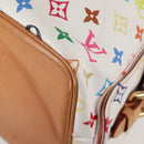 LOUIS VUITTON Monogram Multicolor Petit Noe Bag White M42229 LV Auth 121428AM-19