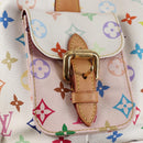 LOUIS VUITTON Monogram Multicolor Petit Noe Bag White M42229 LV Auth 121428AM-20