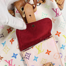 LOUIS VUITTON Monogram Multicolor Petit Noe Bag White M42229 LV Auth 121428AM-21