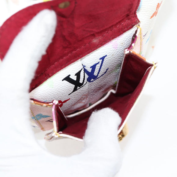 LOUIS VUITTON Monogram Multicolor Petit Noe Bag White M42229 LV Auth 121428M