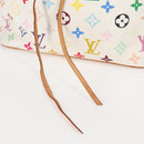 LOUIS VUITTON Monogram Multicolor Petit Noe Bag White M42229 LV Auth 121428M-25