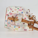 LOUIS VUITTON Monogram Multicolor Petit Noe Bag White M42229 LV Auth 121428AM-4