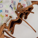 LOUIS VUITTON Monogram Multicolor Petit Noe Bag White M42229 LV Auth 121428AM-6