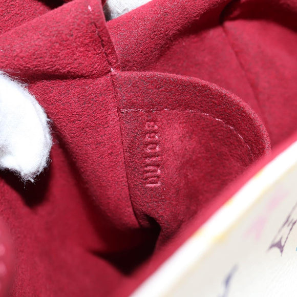 LOUIS VUITTON Monogram Multicolor Beverly GM Hand Bag White M40201 Auth 121429AM