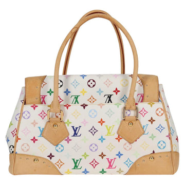 LOUIS VUITTON Monogram Multicolor Beverly GM Hand Bag White M40201 Auth 121429AM - 0