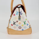 LOUIS VUITTON Monogram Multicolor Beverly GM Hand Bag White M40201 Auth 121429AM-3