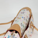 LOUIS VUITTON Monogram Multicolor Beverly GM Hand Bag White M40201 Auth 121429M-8