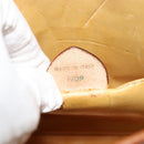 CELINE Macadam Canvas Shoulder Bag PVC Leather Brown Gold Auth 121435-12