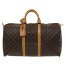 LOUIS VUITTON Monogram Keepall 50 Boston Bag M41426 LV Auth 121436-13
