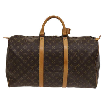 LOUIS VUITTON Monogram Keepall 50 Boston Bag M41426 LV Auth 121436 - 0