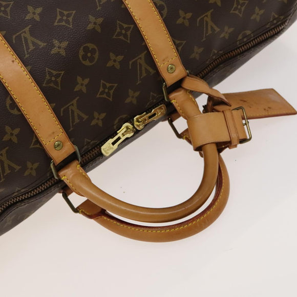 LOUIS VUITTON Monogram Keepall 50 Boston Bag M41426 LV Auth 121436