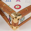 LOUIS VUITTON Monogram Pochette Eye Miss You Hand Bag White M92055 Auth 121439M-15
