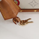 LOUIS VUITTON Monogram Pochette Eye Miss You Hand Bag White M92055 Auth 121439M-8