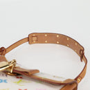 LOUIS VUITTON Monogram Pochette Eye Miss You Hand Bag White M92055 Auth 121439M-14