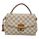 LOUIS VUITTON Damier Azur Croisette Hand Bag 2way N41581 LV Auth 121440-13
