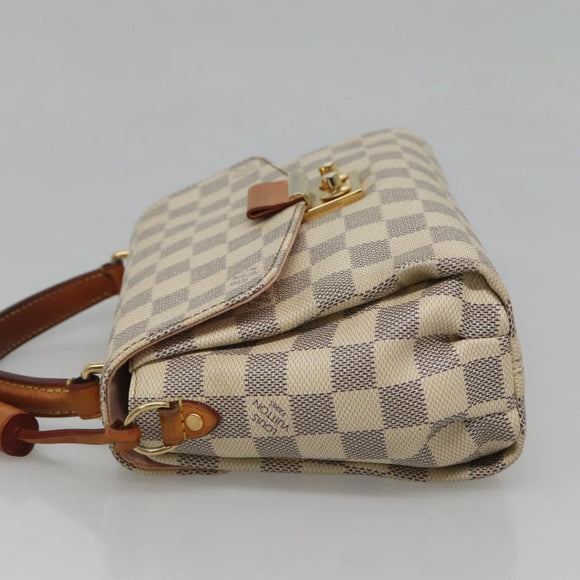 LOUIS VUITTON Damier Azur Croisette Hand Bag 2way N41581 LV Auth 121440