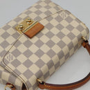 LOUIS VUITTON Damier Azur Croisette Hand Bag 2way N41581 LV Auth 121440-6