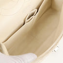 CHANEL Matelasse 2.25 Chain Shoulder Bag Caviar Skin White CC Auth 121441-11