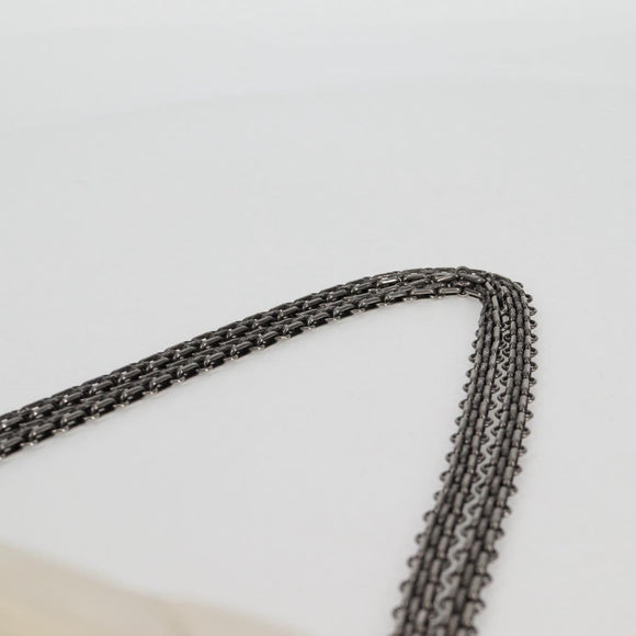 CHANEL Matelasse 2.25 Chain Shoulder Bag Caviar Skin White CC Auth 121441