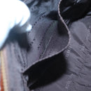 BURBERRY Nova Check Shoulder Bag Canvas Beige Gold Auth 121443-21