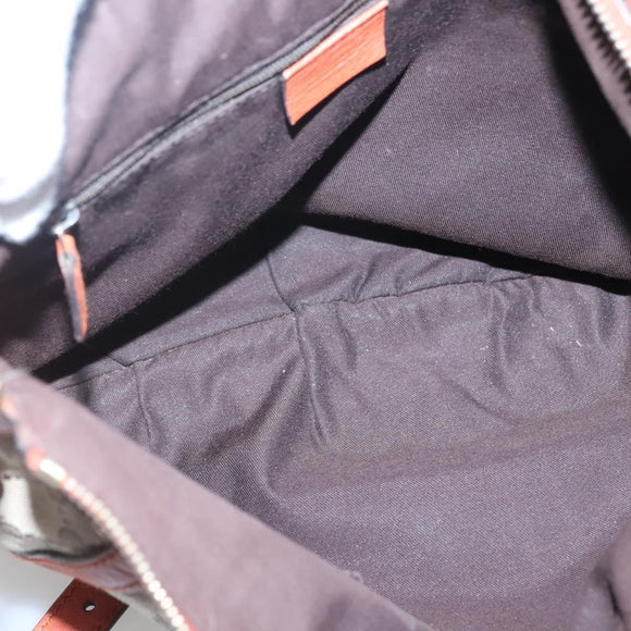 GUCCI GG Canvas Shoulder Bag Beige Gold 203257 Auth 121446