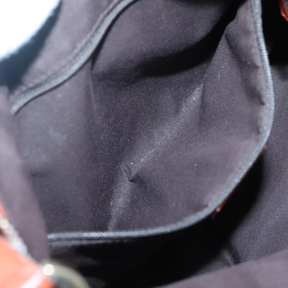 GUCCI GG Canvas Shoulder Bag Beige Gold 203257 Auth 121446