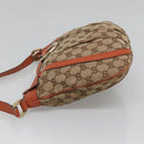 GUCCI GG Canvas Shoulder Bag Beige Gold 203257 Auth 121446-4