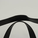 BVLGARI Hand Bag Canvas Navy Gold Auth 121454-8