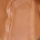 CELINE Macadam Canvas Hand Bag PVC Leather Brown Gold Auth 121455-10