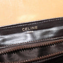 CELINE Macadam Canvas Shoulder Bag Beige Gold Auth 121456-18