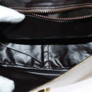 CELINE Macadam Canvas Shoulder Bag Beige Gold Auth 121456-11