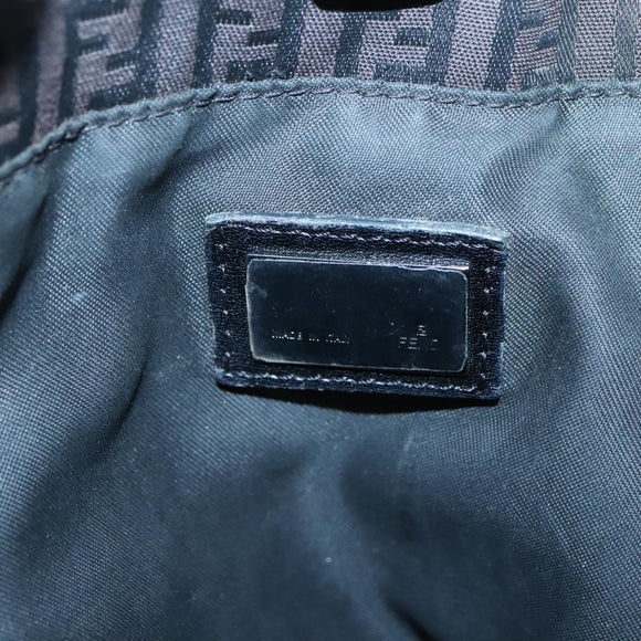 FENDI Zucchino Canvas Tote Bag Brown Auth 121457