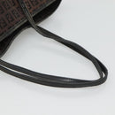 FENDI Zucchino Canvas Tote Bag Brown Auth 121457-7