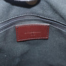 BURBERRY Nova Check Hand Bag PVC Beige Auth 121465-17