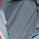 BURBERRY Nova Check Hand Bag PVC Beige Auth 121465-11