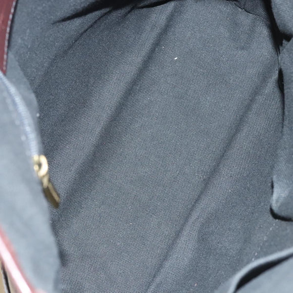 BURBERRY Nova Check Hand Bag PVC Beige Auth 121465