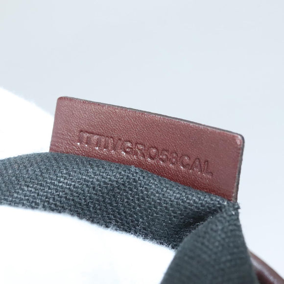 BURBERRY Nova Check Hand Bag PVC Beige Auth 121465