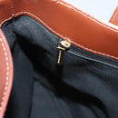 BURBERRY Nova Check Hand Bag PVC Beige Auth 121466-19