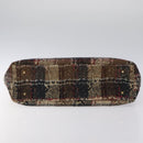 BURBERRY Nova Check Tote Bag Canvas Gold Brown Auth 121468-5