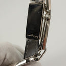 Salvatore Ferragamo Chain Shoulder Bag Patent leather Silver Auth 121470-9