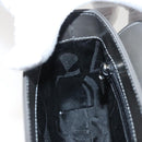 Salvatore Ferragamo Chain Shoulder Bag Patent leather Silver Auth 121470-20