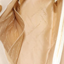 Salvatore Ferragamo Gancini Shoulder Bag Leather Ivory Gold Auth 121471-19