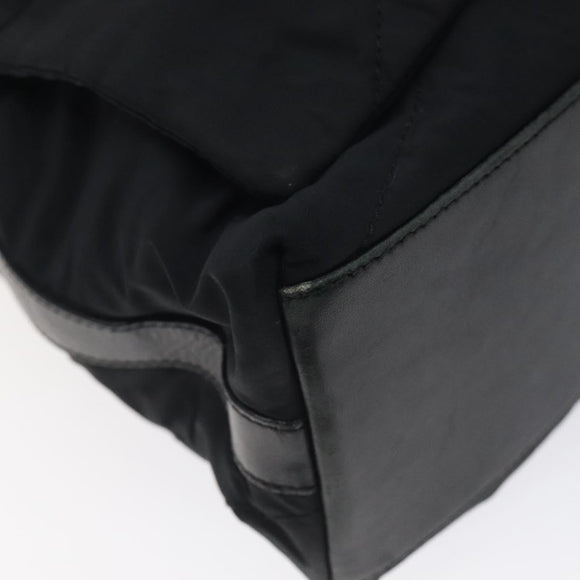 Salvatore Ferragamo Shoulder Bag Nylon Black Auth 121472