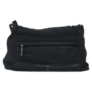 Salvatore Ferragamo Shoulder Bag Nylon Black Auth 121472 - 0